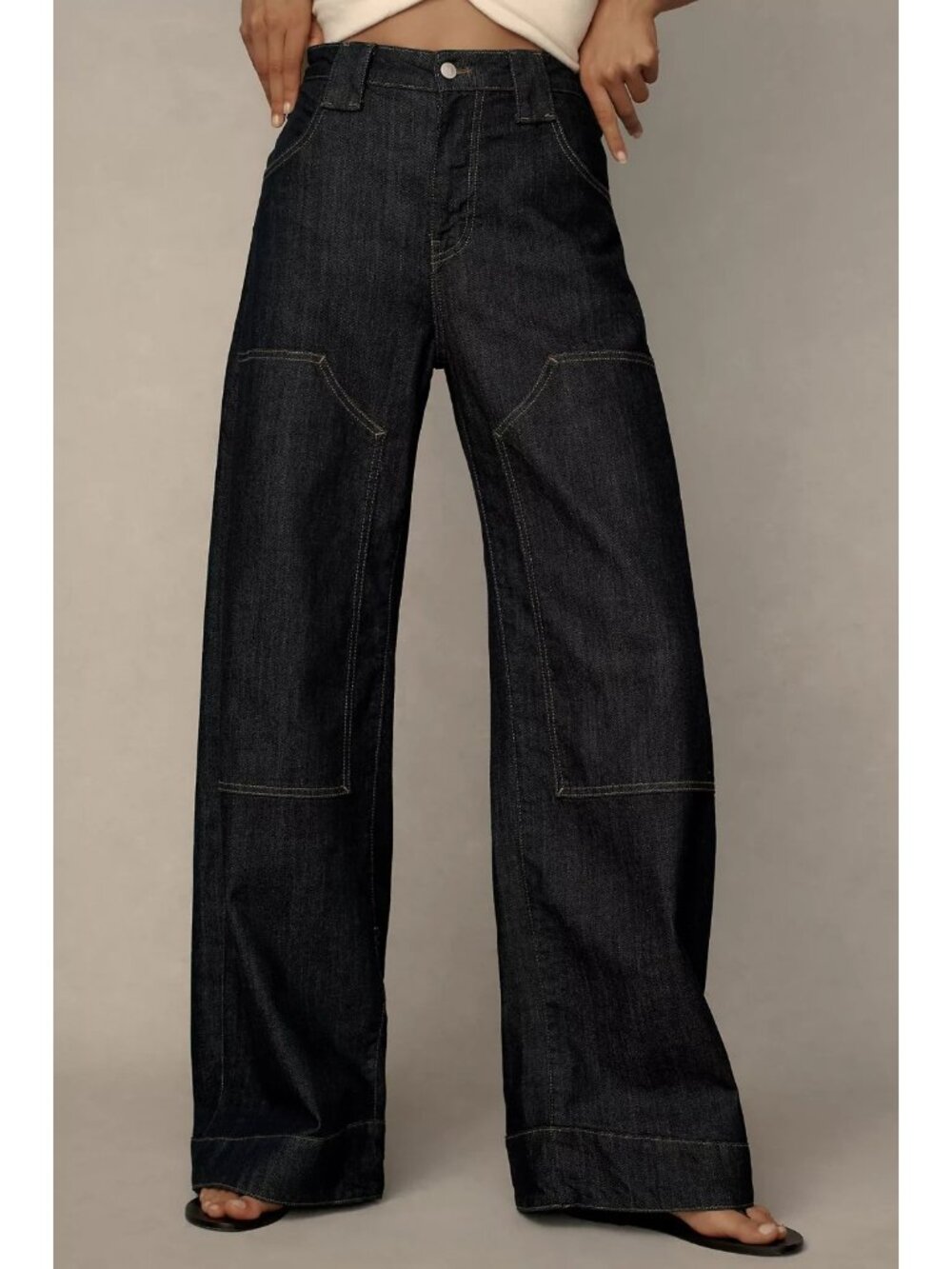 Myra Low-Rise Tapered Jeans by Pilcro: Puddle Edition 29 Azurite